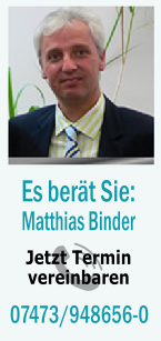 Mathias Binder - Geschäftsführer - berät Sie gerne!